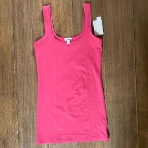NWT All about long tank top Medium stretch tight fit